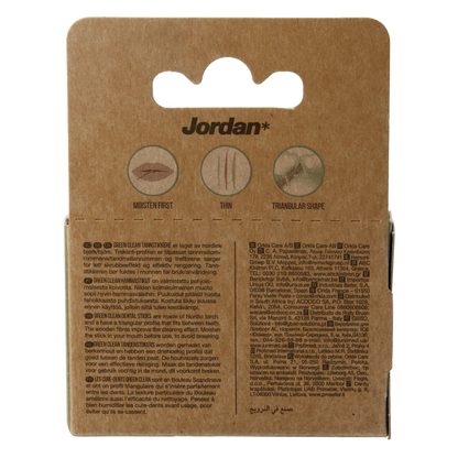 Jordan Green clean tandenstoker dun 100 Stuks