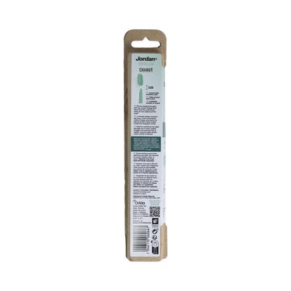 Jordan Tandenborstel Green Clean Change Medium 4-pack 4.00 Stuks