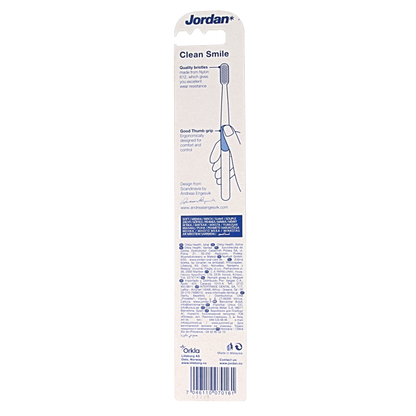 Jordan Tandenborstel clean smile soft assortie 1 Stuks