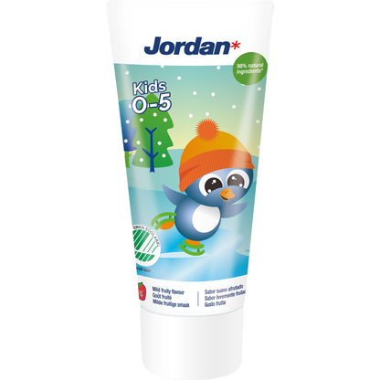Jordan Tandpasta kids 0 - 5 jaar 50 Milliliter
