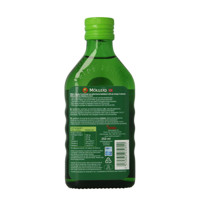 Mollers Omega-3 levertraan appel 250 Milliliter