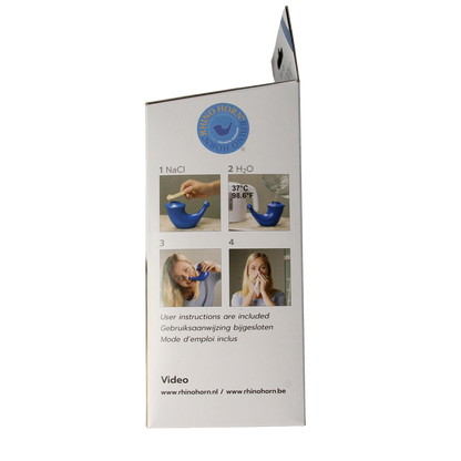 Rhino Horn Neusspoeler blauw 1.00 Stuks