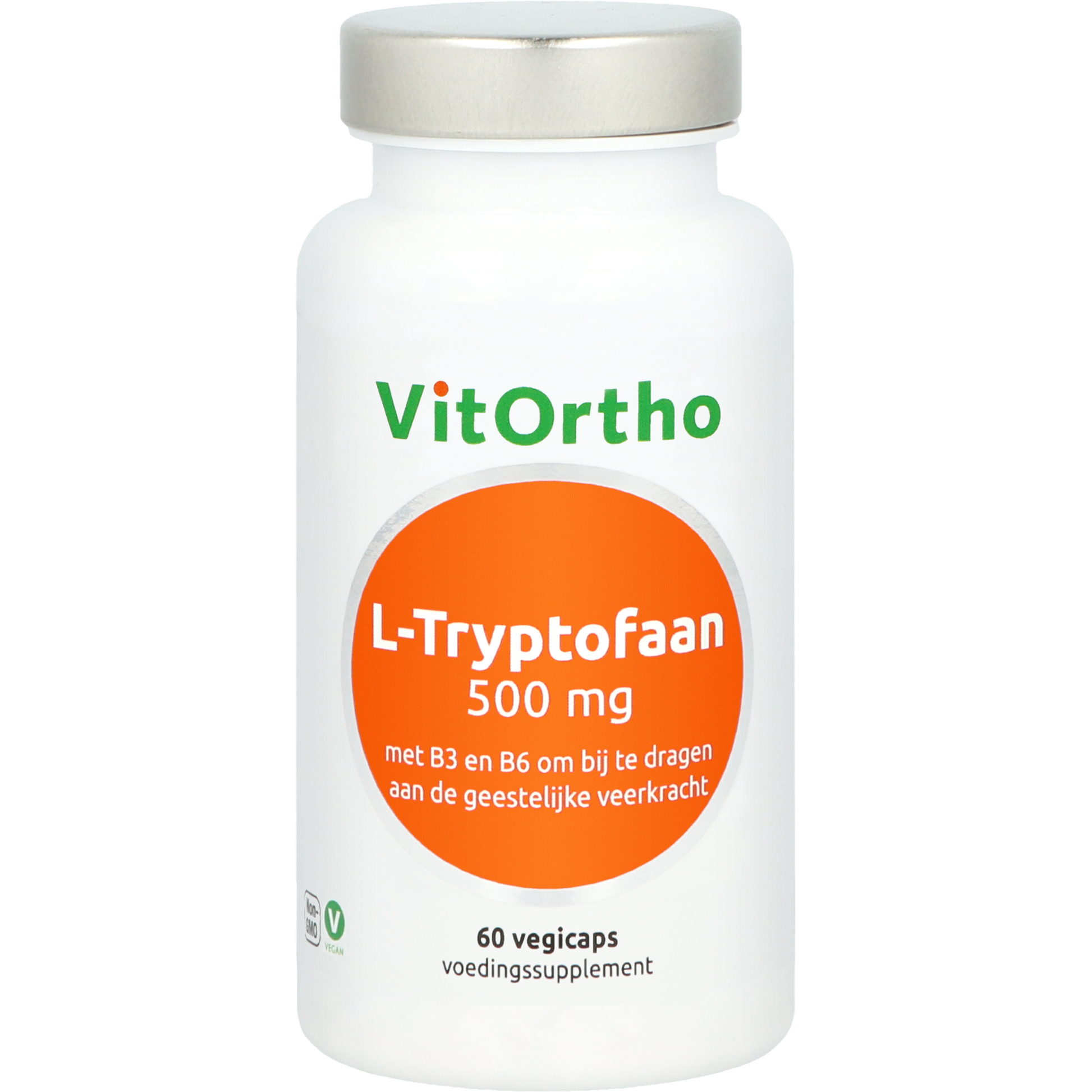 VitOrtho L-Tryptofaan 500 mg 60.00 Vegetarische capsules