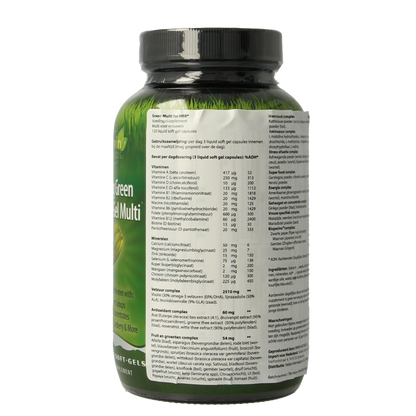 Irwin Naturals Living green liquid gel multi for women 120 Softgels
