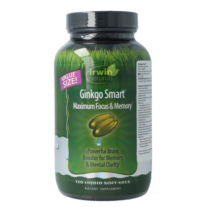 Irwin Naturals Ginkgo smart 120.00 Softgels