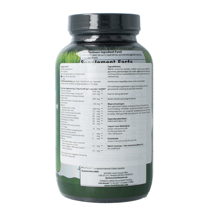 Irwin Naturals Ginkgo smart 120.00 Softgels