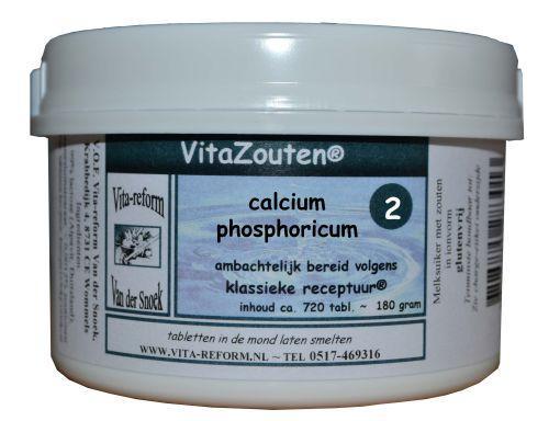 Vitazouten Calcium phosphoricum VitaZout nr. 02 720 Tabletten