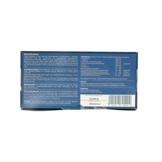 Reset Recovery 120.00 Capsules