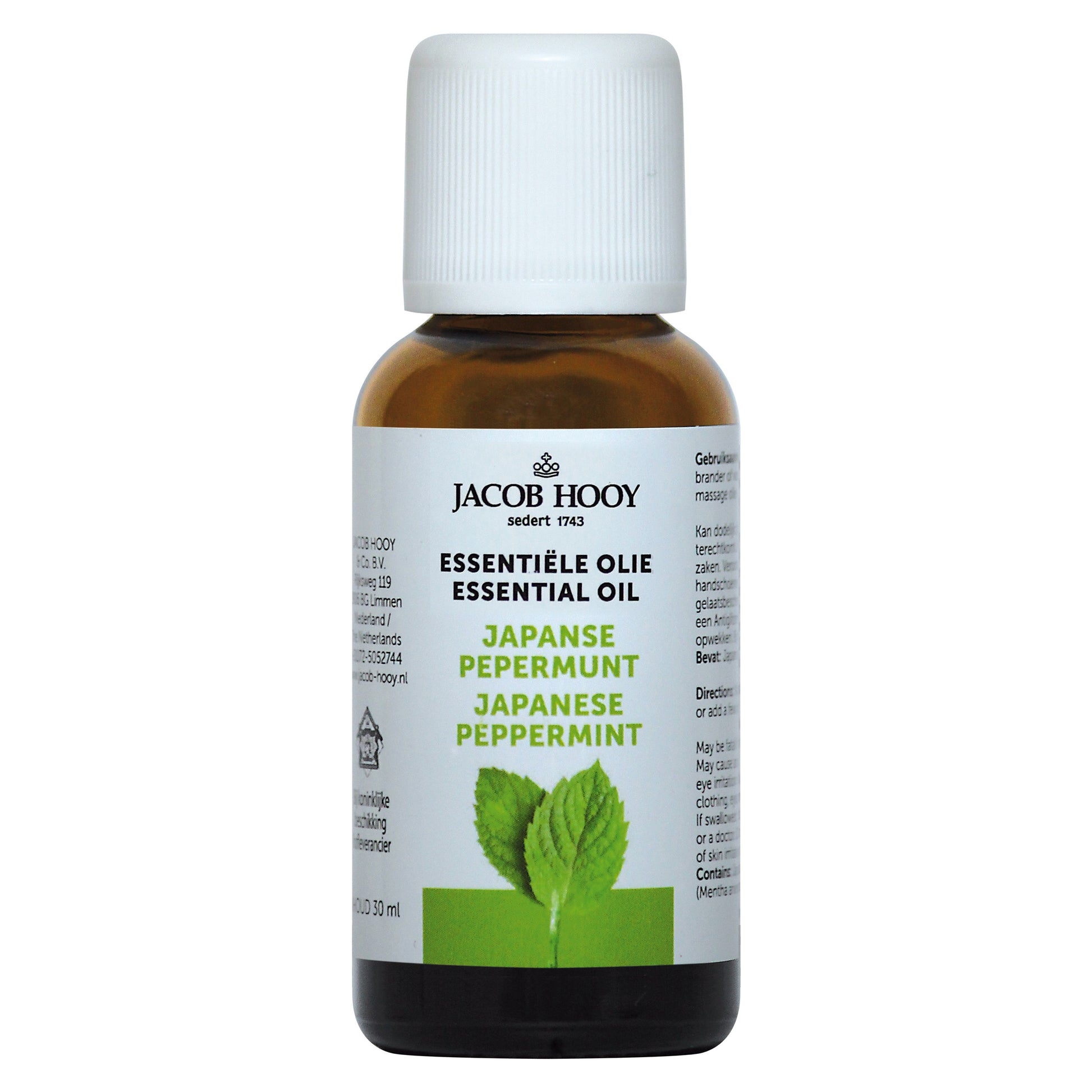 Jacob Hooy Japanse pepermunt olie 30.00 Milliliter