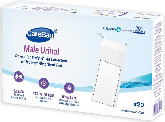 CareBag Wegwerpurinaal man 20 Stuks