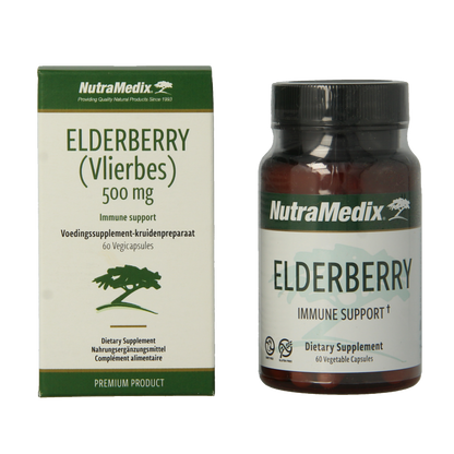 Nutramedix Vlierbes elderberry 60 Capsules