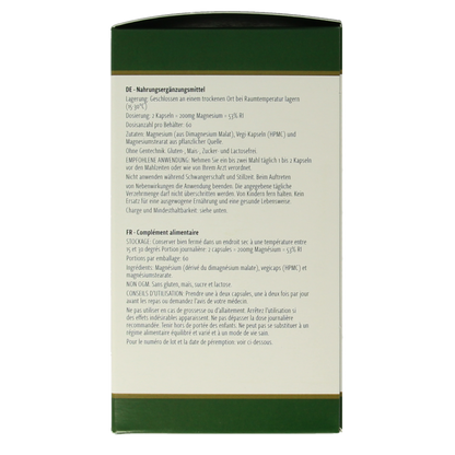 Nutramedix Magnesium malaat 120 Vegetarische capsules