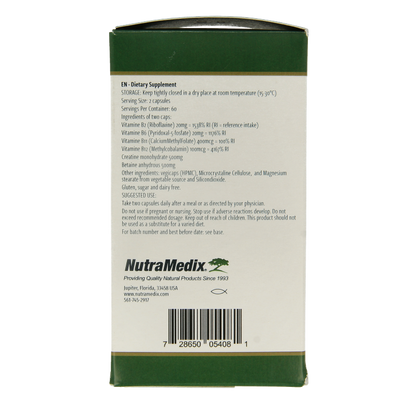 Nutramedix Methyl compleet 120 Vegetarische capsules