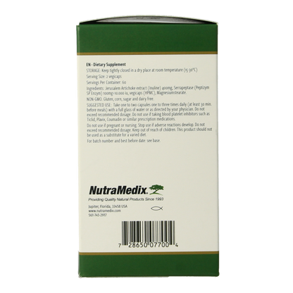 Nutramedix Serrapeptase 120 Vegetarische capsules