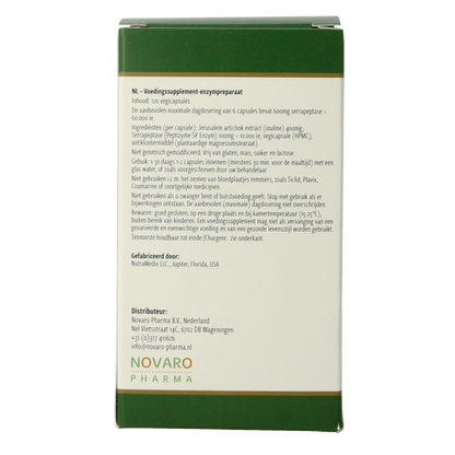 Nutramedix Serrapeptase 120 Vegetarische capsules