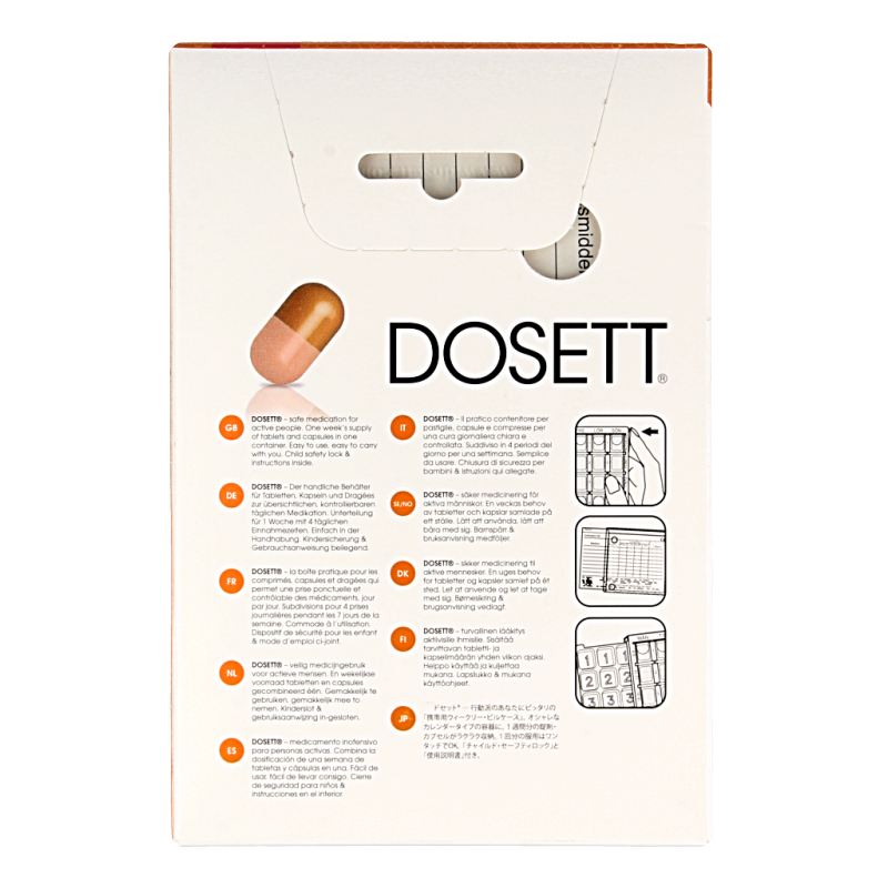 Dosett Doseerbox medicator 1 Stuks