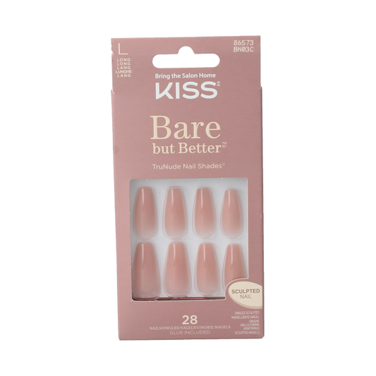 Kiss Bare but better nude glow 1 Set