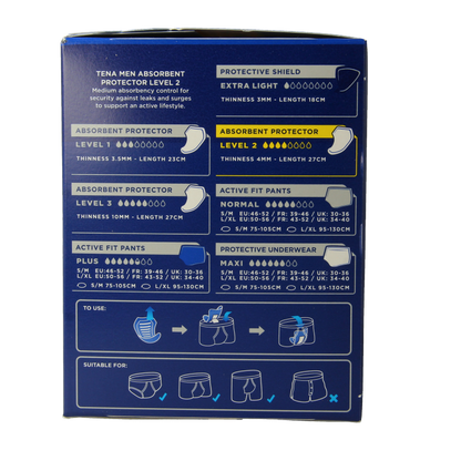 Tena Men active fit level 2 10 Stuks