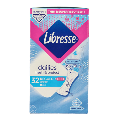 Libresse Inlegkruisjes daily fresh normaal deo fresh 32 Stuks