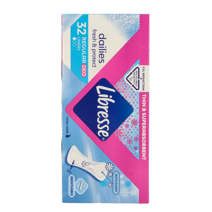 Libresse Inlegkruisjes daily fresh normaal deo fresh 32 Stuks