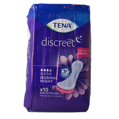 Tena Discreet normal night 10 Stuks