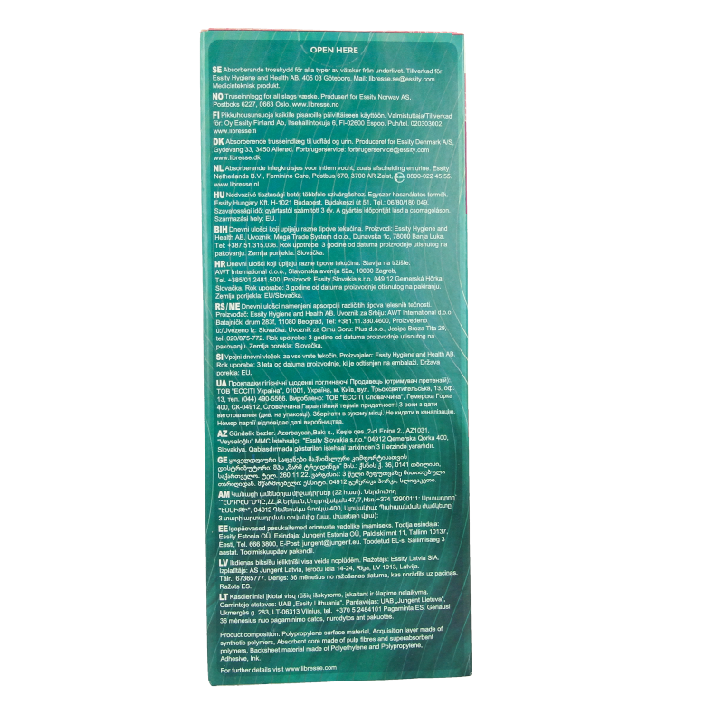 Libresse Inlegkruisjes extra protect long 22 Stuks