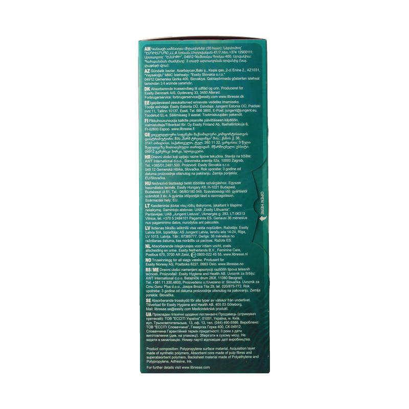 Libresse Inlegkruisjes extra protect XL 20 Stuks