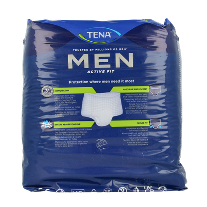 Tena Men active fit pants plus S/M 12 Stuks