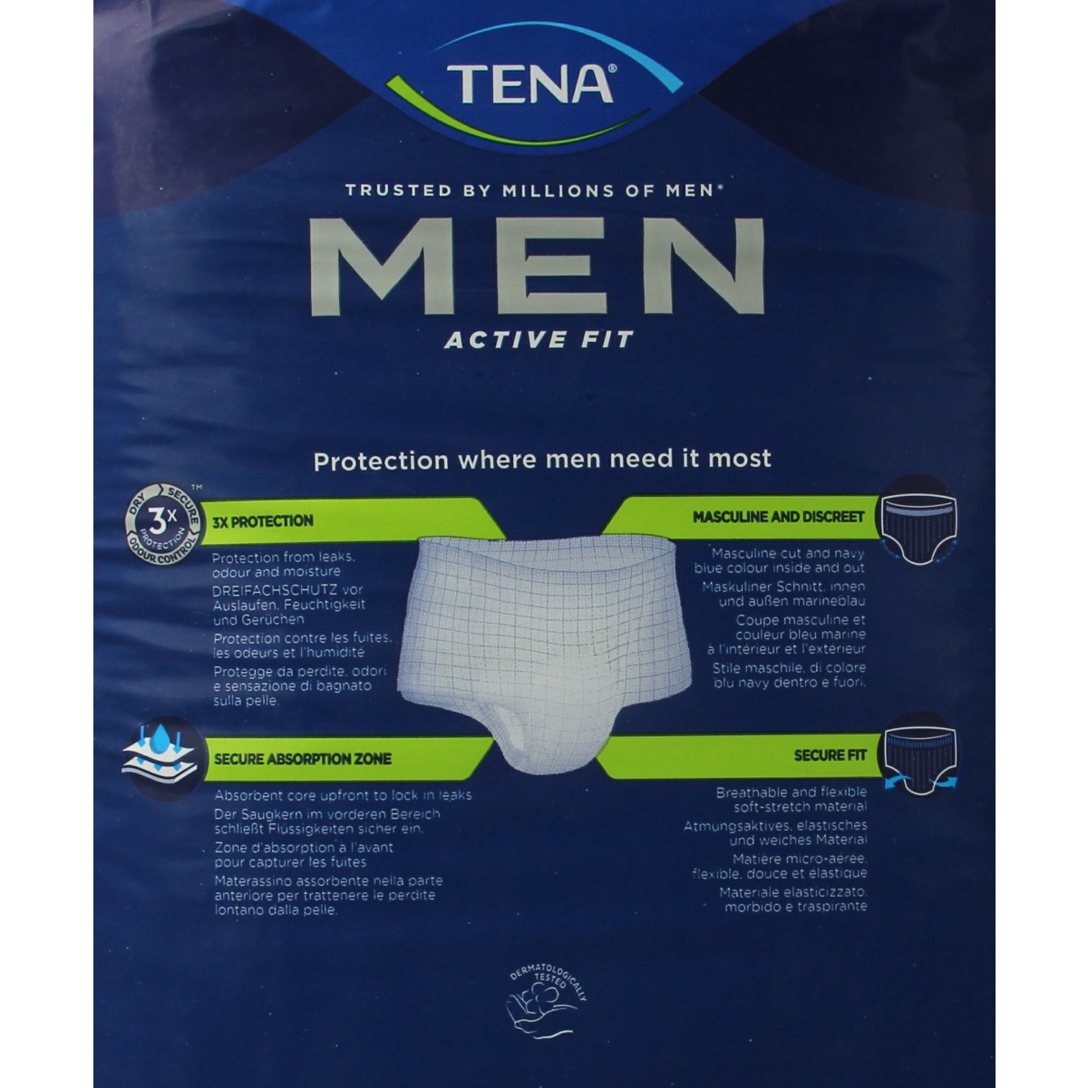 Tena Men active fit pants plus L/XL 10.00 Stuks