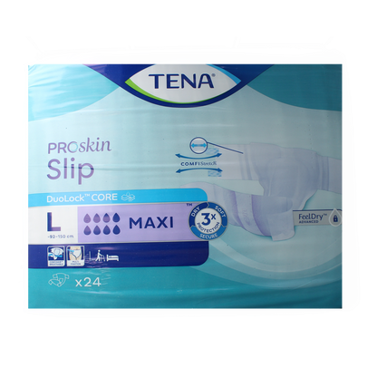 Tena Proskin slip maxi maat L 24.00 Stuks