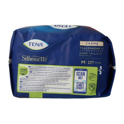 Tena Silhouet plus high waist creme medium 9 Stuks