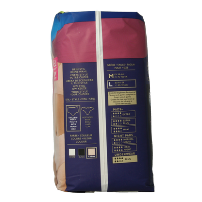 Tena Silhouet plus high waist creme large 8 Stuks