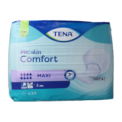 Tena Proskin comfort maxi 34.00 Stuks