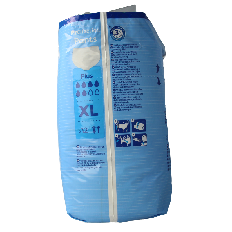 Tena Protection plus pants XL 12 Stuks
