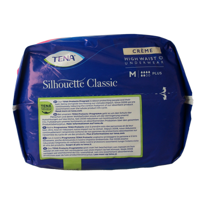Tena Silhouet classic+ high waist creme M 9 Stuks