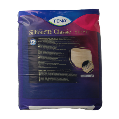 Tena Silhouet classic+ high waist creme M 9 Stuks