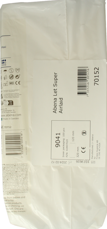Abena Let super airlaid 100.00 Stuks