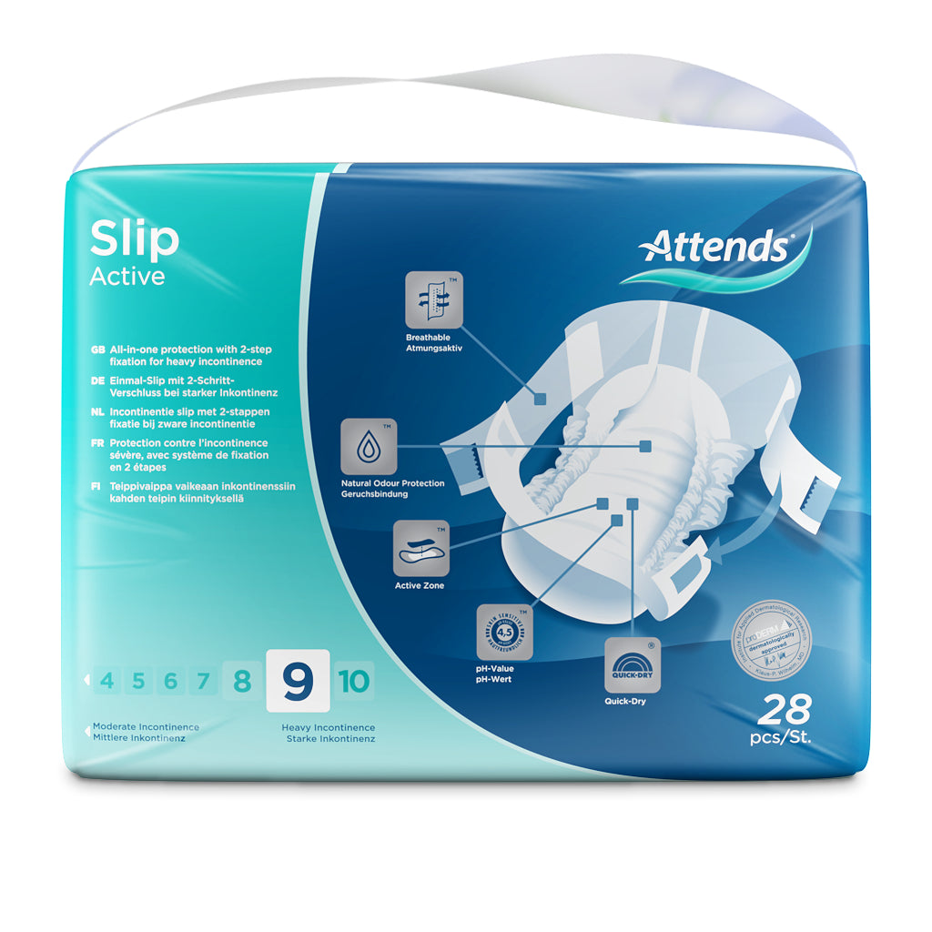 Attends Slip active 9 maat L 28 Stuks