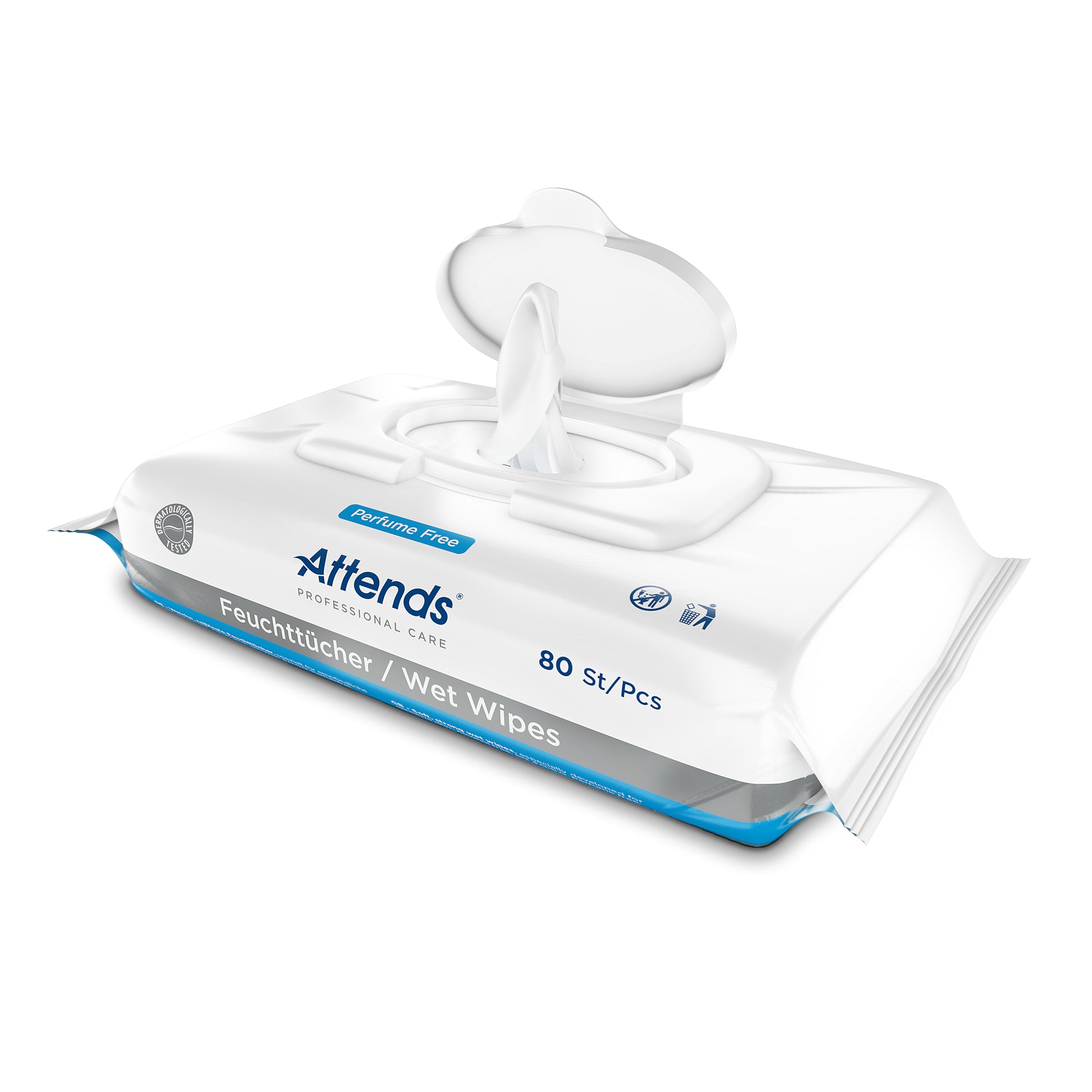 Attends Care wet wipes 80 Stuks