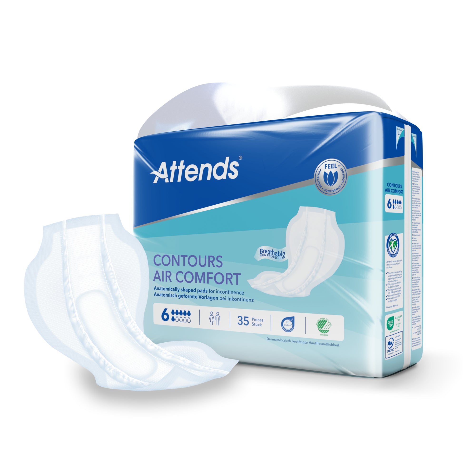 Attends Contours air comfort 6 35 Stuks