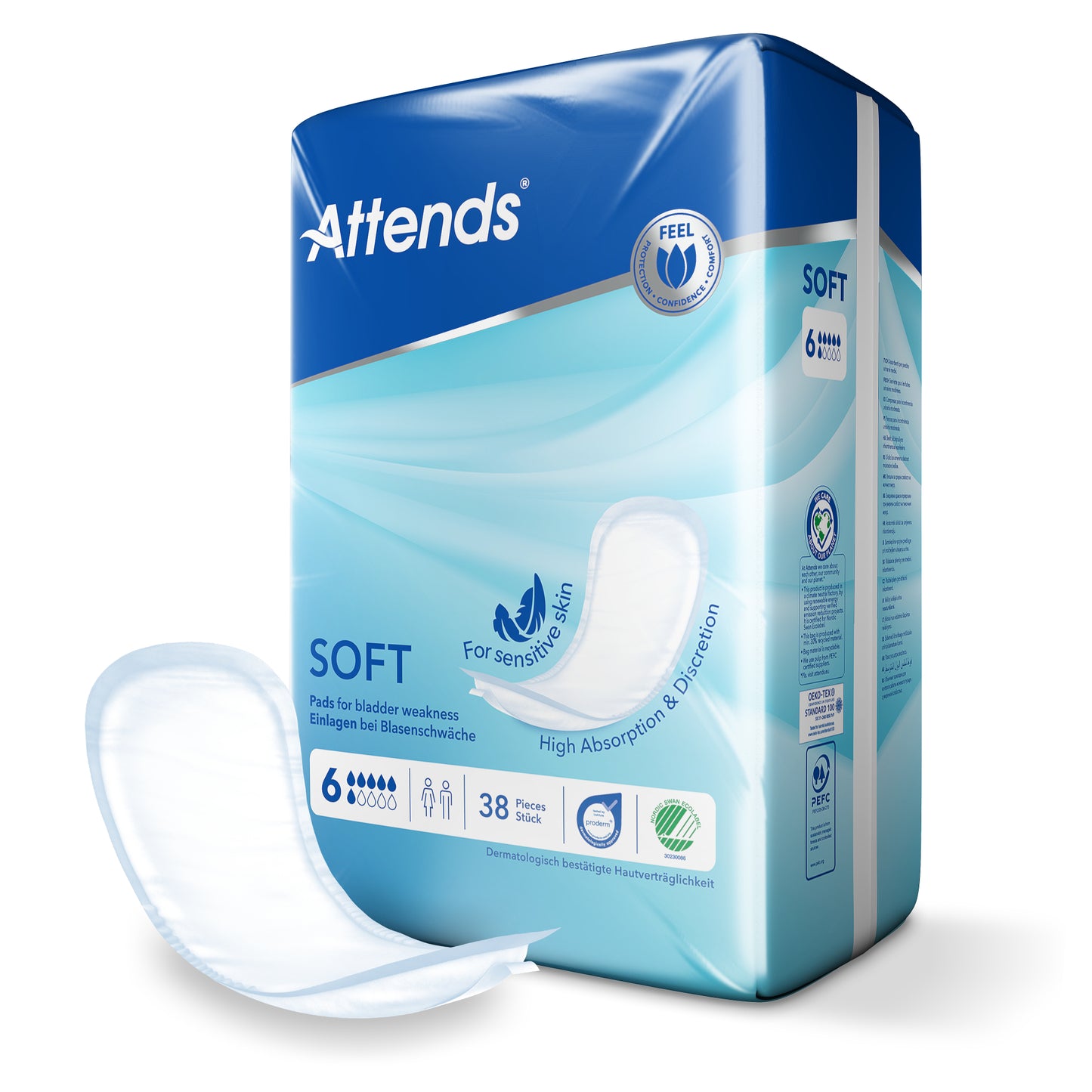 Attends Inlegger soft 6 38 Stuks