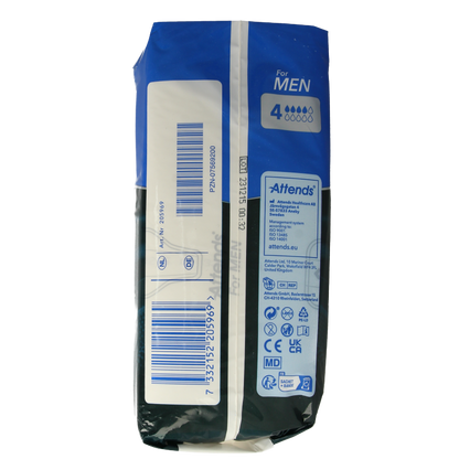 Attends For men 4 14 Stuks