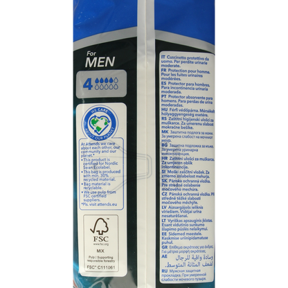 Attends For men 4 14 Stuks