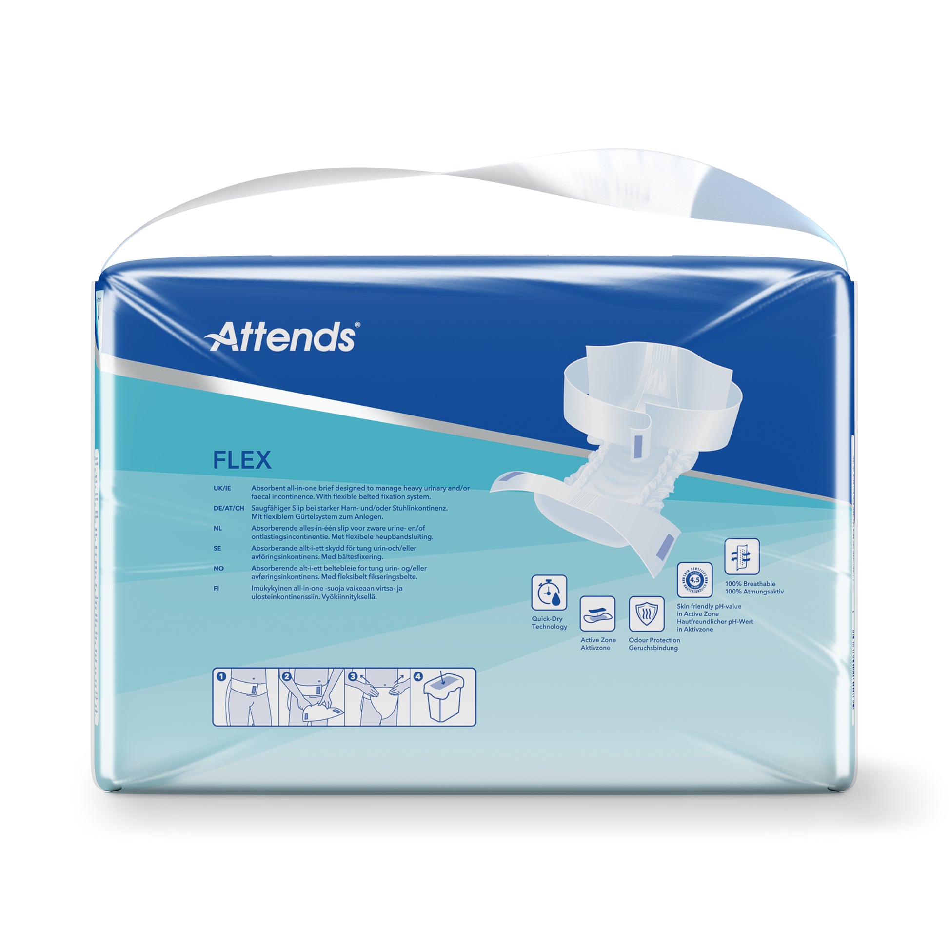 Attends Flex 10 maat XL 100-155cm 20 Stuks