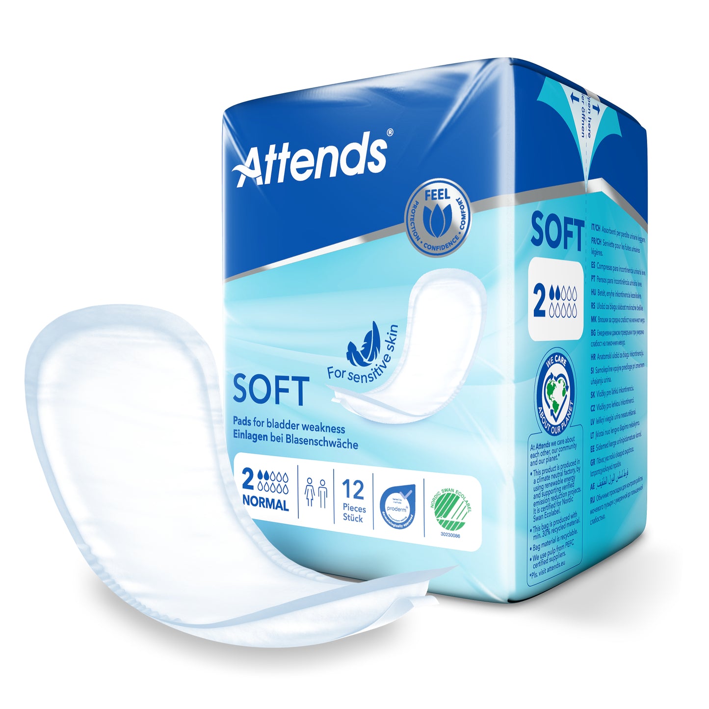 Attends Inlegger soft normal 2 12 Stuks