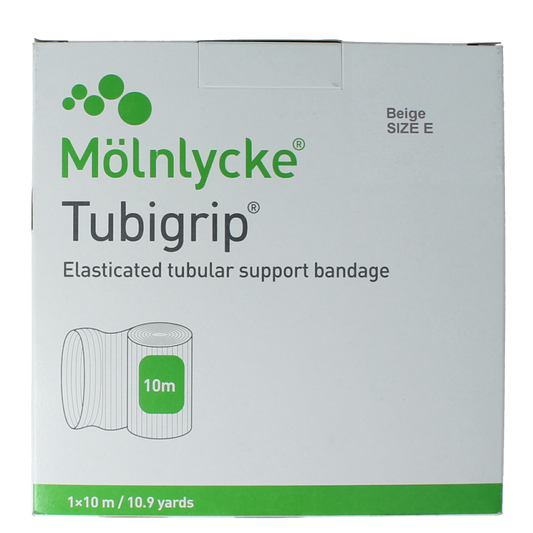 Tubigrip Elastisch buisverband E 10m x 8,75cm huidkleur 1 Stuks