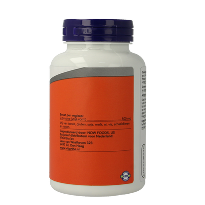NOW L-Tyrosine 500mg 120 Vegetarische capsules