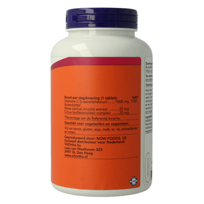 NOW Vitamine C-1000 met rozenbottel en bioflavonoiden 250 Tabletten