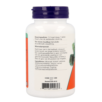 NOW Magnesium citraat 200mg 100.00 Tabletten