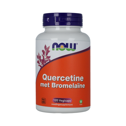 NOW Quercetine met bromelaine 120.00 Vegetarische capsules